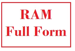 Full Form of RAM