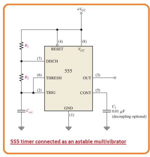 555 Timer As Oscillator The Engineering Knowledge