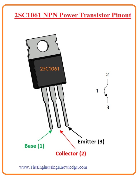 Introduction to 2SC1061 NPN Power Transistor Pinout, Features, Working