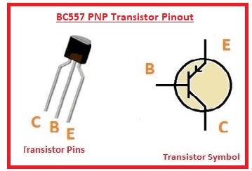 BC557 Pinout,BC557 PNP Transistor Introduction to BC557, bc557 pinout, bc557 power ratings, bc557 applications