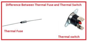 Difference Between Thermal Fuse and Thermal Switch