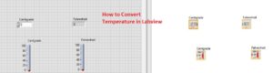 How to Convert Temperature in centigrade Labview