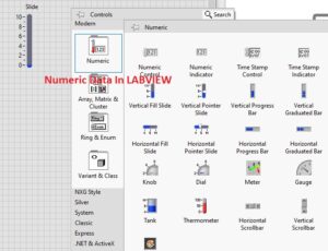 Numeric Data In LABVIEW