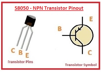 S8050 - NPN Transistor Pinout
