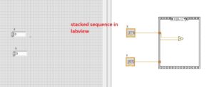 stacked sequence in labveiew