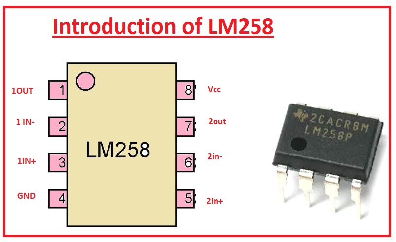 5Pcs LM258 LM258P DIP-8 Amplificateur Opérationnel Dual Nouveau IC NC