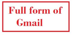 Full form of Gmail