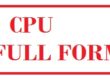Full Form of CPU