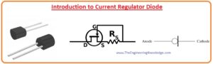 Current Regulator Diode, Current Regulator Diode Applications,Current Regulator Diode Advantages, Current Regulator Diode Features, Characteristic Curve of Current Regulator Diode, Introduction to Current Regulator Diode,