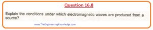 2nd Year Physics Chapter 16 Exercise Solved Questions, fsc physics, 2nd year physics