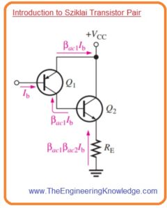 Sziklai Pair Applications,Sziklai Pair vs Darlington Pair, Sziklai Transistor Pair Working, Sziklai Transistor Pair Configuration, Introduction to Sziklai Transistor Pair, 