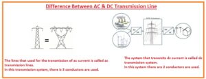 Difference Between AC & DC Transmission Line