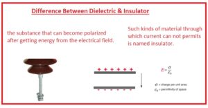 Difference Between Dielectric & Insulator