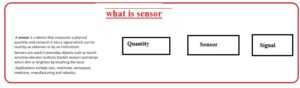 what is sensor