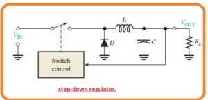  step-down regulator.  step-down switching regulator.