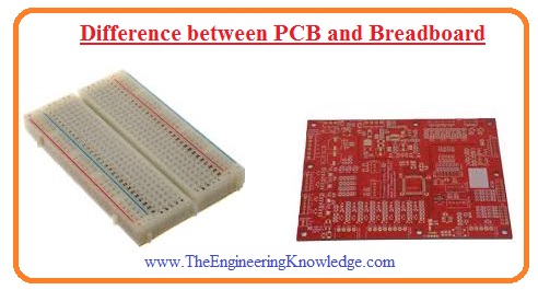 Difference between PCB and Breadboard Difference between PCB and Breadboard