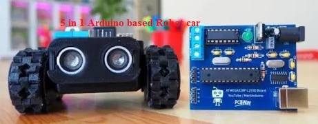 5 in 1 Arduino based Robot car 5 in 1 Arduino based Robot car