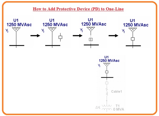 How to Add Protective Device (PD) to One-Line