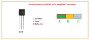 Introduction to 2N5089 NPN Amplifier Transistor pinout