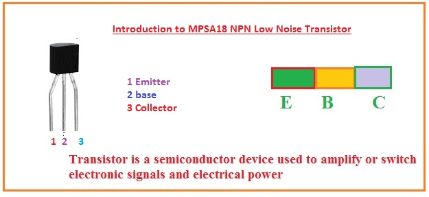 Introduction to MPSA18 NPN Low Noise Transistor