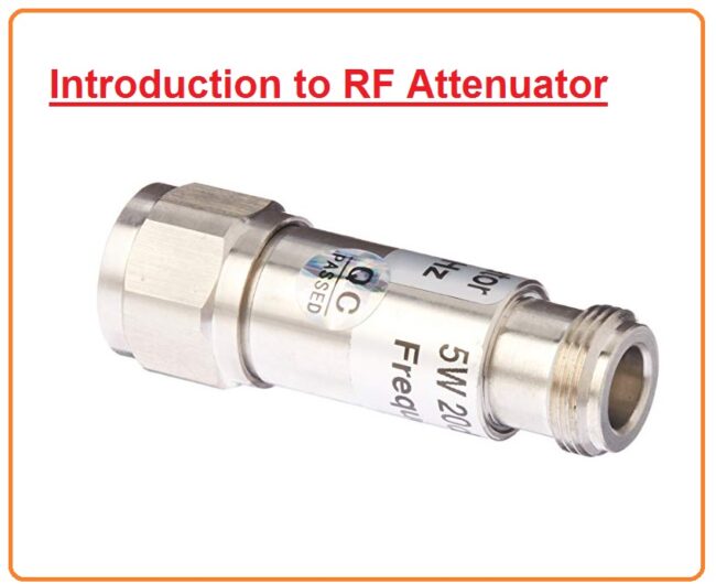 RF Attenuators: basics, types, symbols