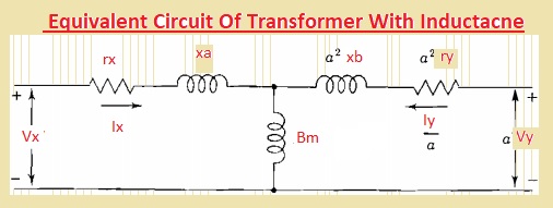 Equivalent Circuit Of Transformer With Inductacne