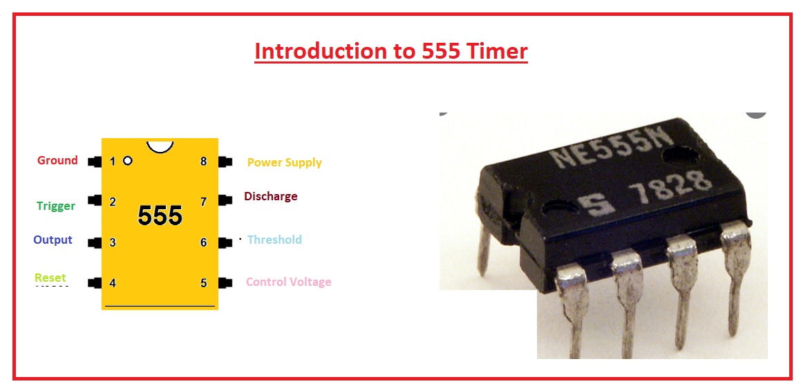 Introduction To 555 Timer Working Circuit Pinout And Applications