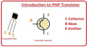 Applications Difference between PNP and NPN Transistors Output Characteristics Curve Circuit Diagram Construction Introduction to PNP Transistor