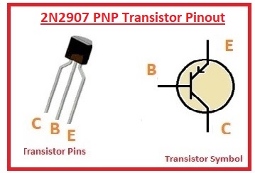 2N2907 PNP Transistor Pinout