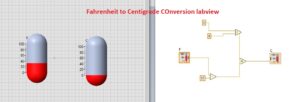 Fahrenheit to Centigrade COnversion labview