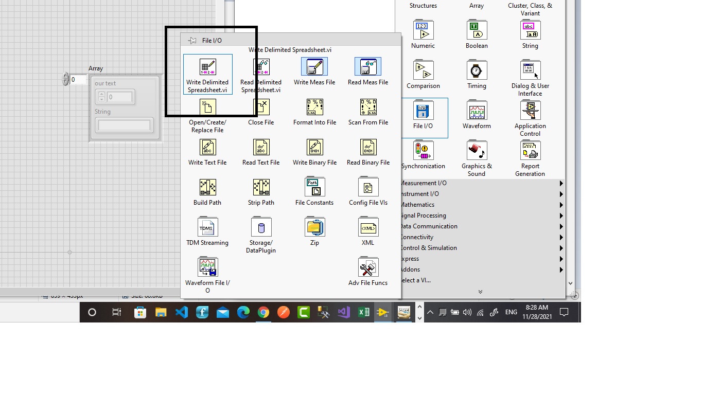 How to read and write data excel files LABVIEW - The Engineering Knowledge