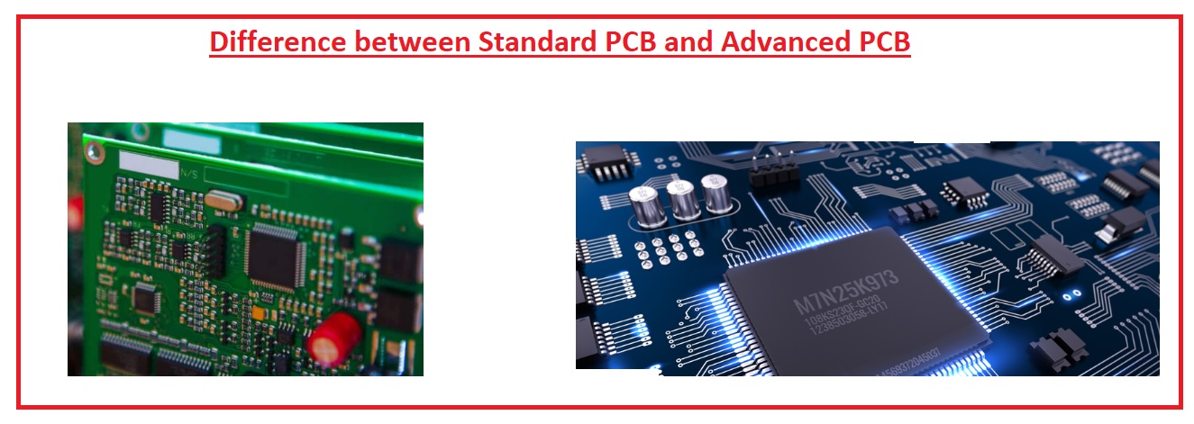 Difference between Standard PCB and Advanced PCB Difference between Standard PCB and Advanced PCB