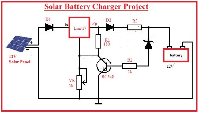 Solar Battery Charger Project Solar Battery Charger Project