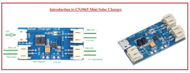 Introduction to CN3065 Mini Solar Charger Introduction to CN3065 Mini Solar Charger