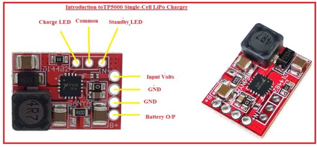 Introduction toTP5000 Single-Cell LiPo Charger Introduction toTP5000 Single-Cell LiPo Charger