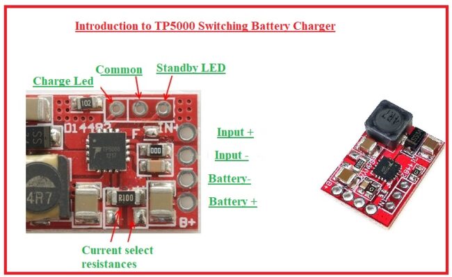 Introduction to TP5000 Switching Battery Charger Introduction to TP5000 Switching Battery Charger