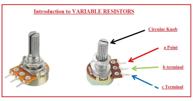 Introduction to VARIABLE RESISTORS Introduction to VARIABLE RESISTORS