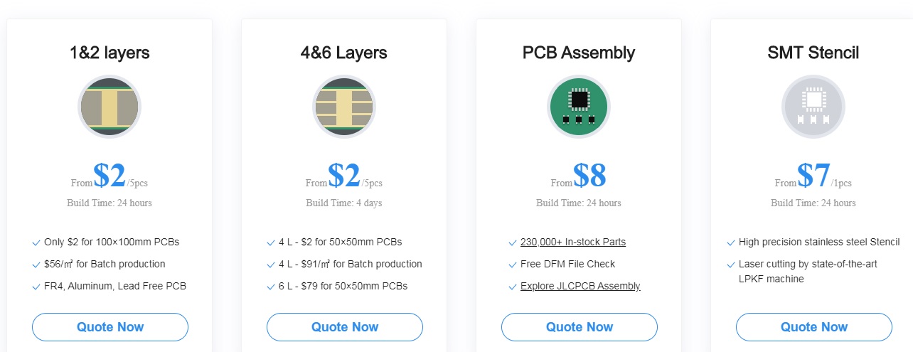 jlcpcb prices