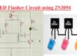 LED Flasher Circuit using 2N3094