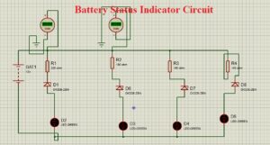Battery Status Indicator Circuit
