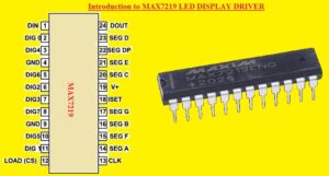 Introduction to MAX7219 LED DISPLAY DRIVER