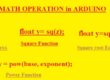 MATH OPERATION in ARDUINO