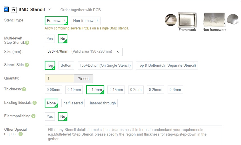 How to Place a SMDStencil Order at PCBWay The Engineering Knowledge
