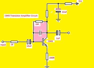 C945 Transistor Amplifier Circuit