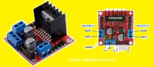 what is  L298N Motor Driver pins