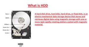 Difference between RAM and HDD