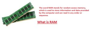 Difference between RAM and HDD