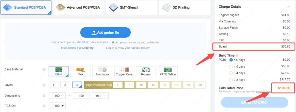 4-Layer PCBs jlcpcb