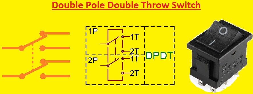 Double Pole Double Throw Switch