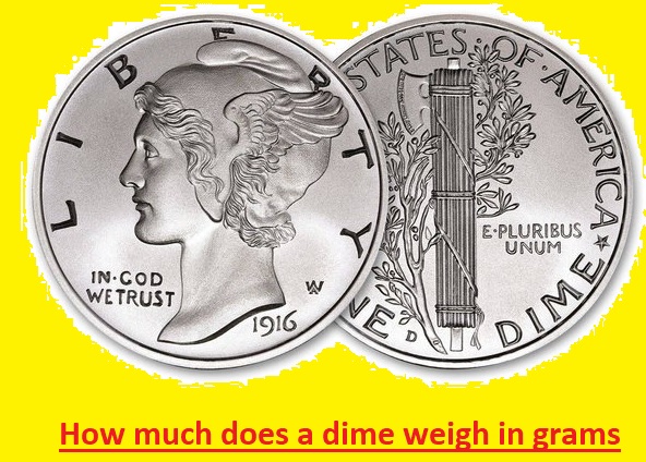 How much does a dime weigh in grams